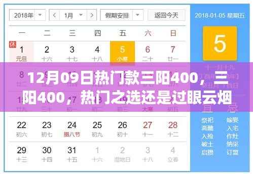 12月09日热门款三阳400,三阳400,热门之选还是过眼云烟?
