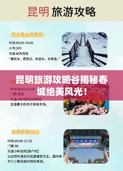 昆明旅游攻略谷揭秘春城绝美风光!